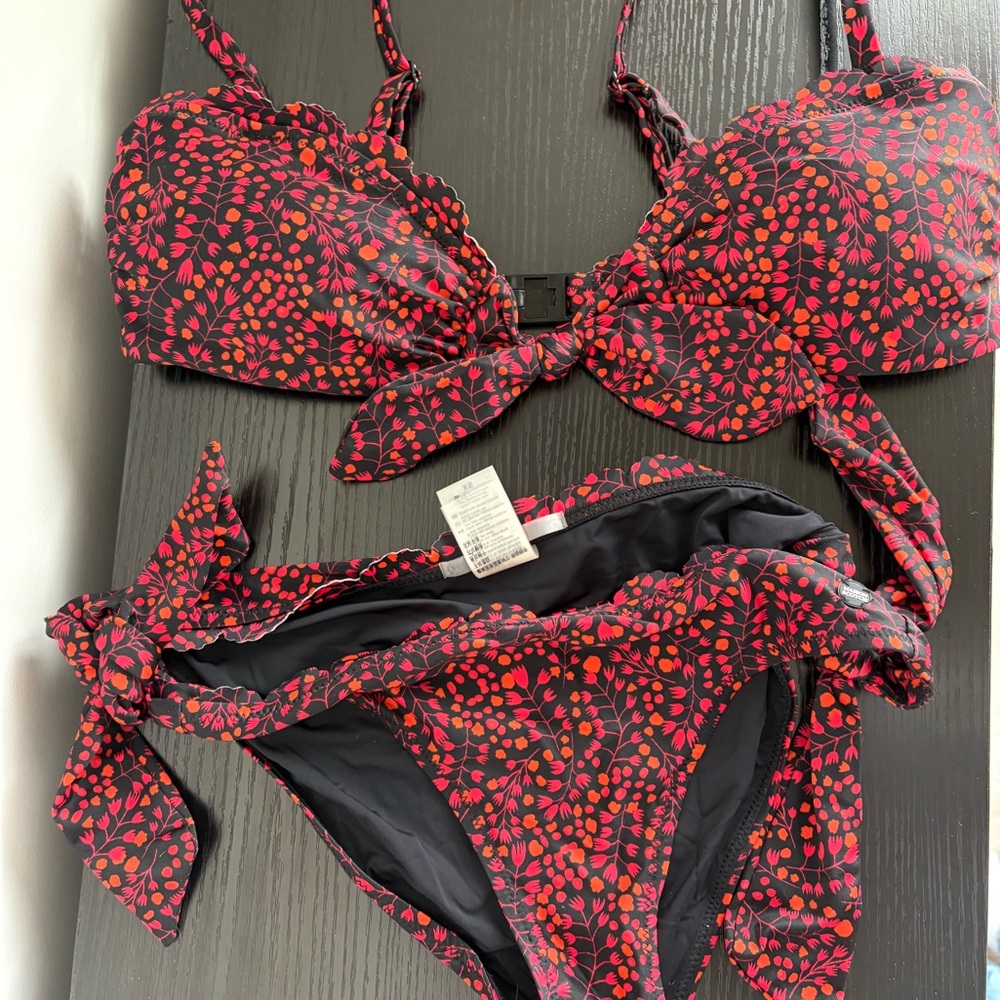 Scotch & Soda Red and Black Bikini